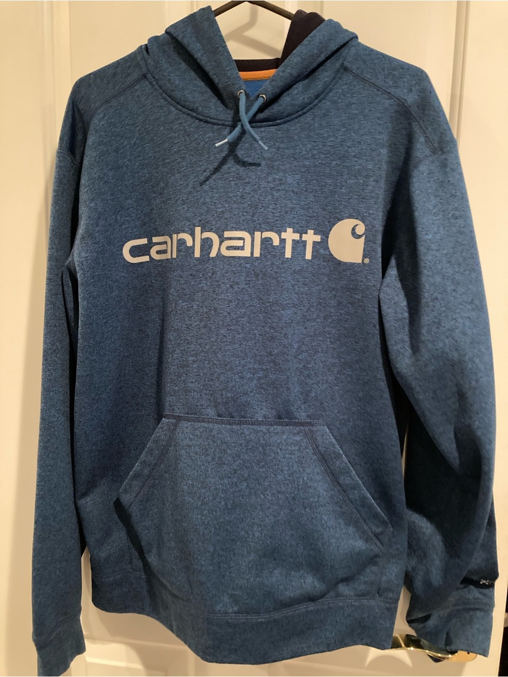 Carhartt Force Signature Graphic Hooded Sweatshirt Hoodie Fleece Lined Size L